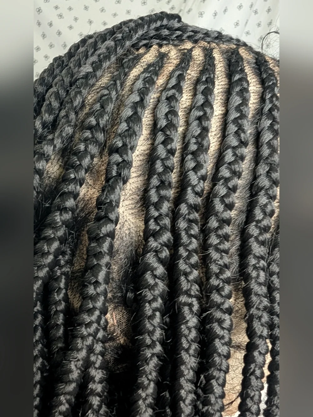 Black Long Box Braids Wig - Women Hair Wigs & Extensions